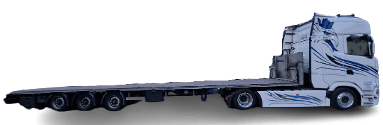 Rovný lowdeckový návěs